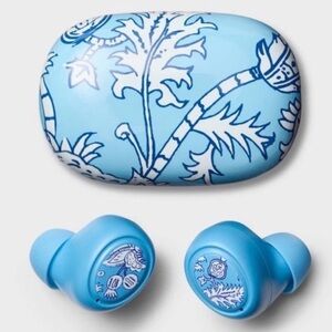 Roller Rabbit x Target True Wireless Bluetooth Earbuds with Case/ USB-C Cord NWT